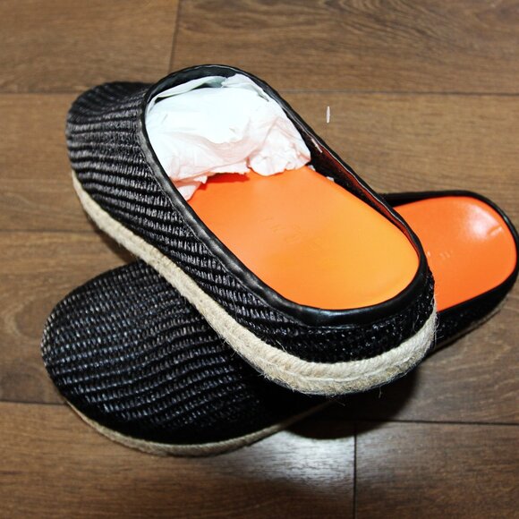 BNWT SS23 MARNI FUSSBETT RAFFIA MULES SLIP ON 41 - Picture 4 of 9